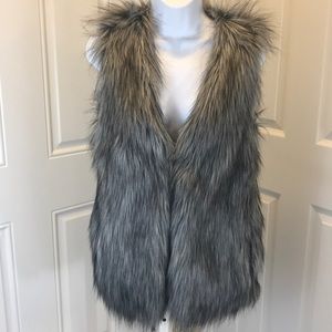 Love Token Faux Fur Vest
